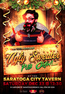 The 11th Annual Ugly Sweater Pub Crawl - Saratoga City Tavern