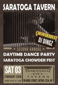 2nd Annual Daytime Dance Party - The Saratoga City Tavern